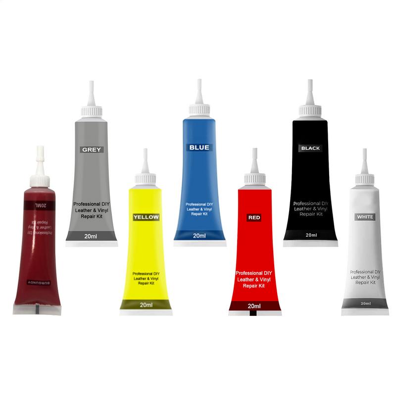 20mlAdvanced Leather Repair Gel Leather Fix Gel Complementary Color Repair Paste PU Leather Repair Paint Gel For Car Sofa