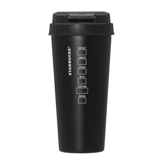 Starbucks Staba Recycle Stainless TOGO Logo Tumbler Matte Black 473ml Leak Prevention Feature (2026 Model (473))