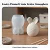 Easter Rabbit Candle Mold Easy Demolding Faceless Plaster Non-Stick