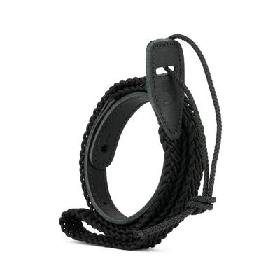 Mandolin Strap Fabric Braided Mandolin Strap 10MB01 Black D'Addario []
