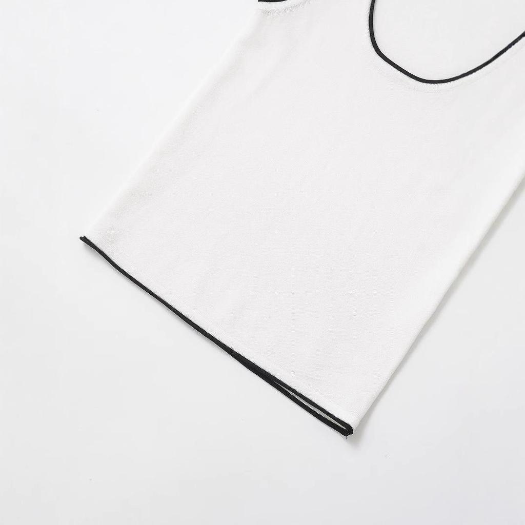 Spring 2025 Women's European & American Style Versatile Knit Top