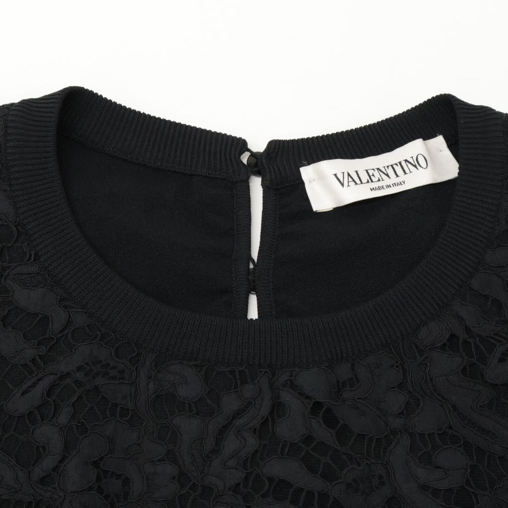 Valentino Black Lace One Piece Dress L blackUsed