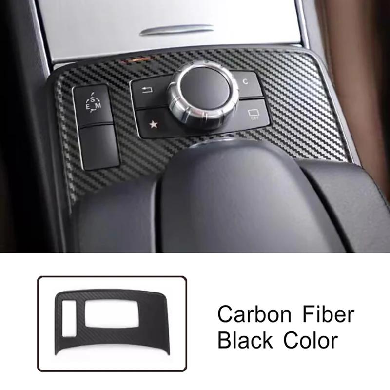 Car Styling Center Console Multimedia Button Panel Decoration Cover Trim For Mercedes Benz E Class Coupe W207 2014-2016