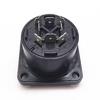 Metal 8-Pin Large Square Seat Audio Power Amplifier Connector Female Socket with Panel Card Faucet Ohm