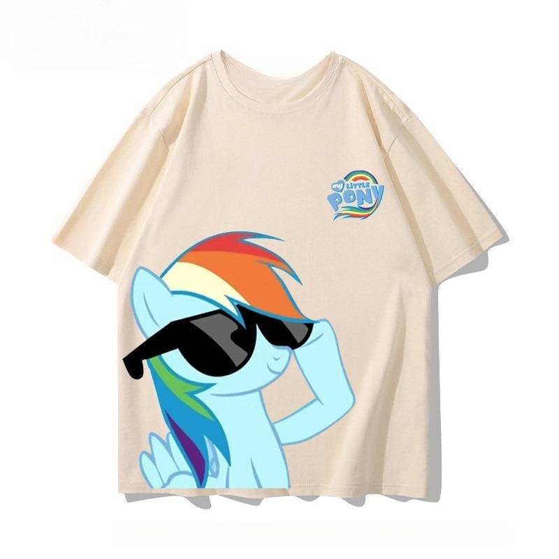 2026 summer new Little Pony animated series Briq Yunbao related products shortsleeved Tshirt for both Unisex and Women
