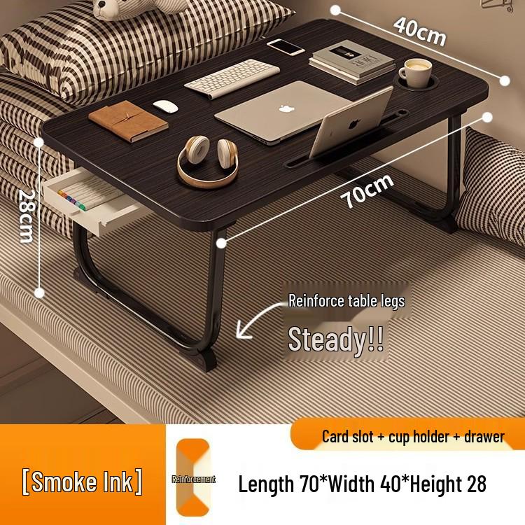 Foldable Bedside Laptop Table for Dormitory or Bay Window