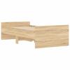 Bed with Drawers Sonoma Oak 75 x 190 cm