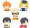 5pcs/set Haikyuu Characters Sleep Version Volleyball Figure Model Toys