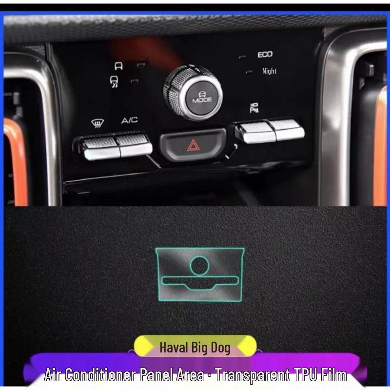 Haval Big Dog Center Console Interior Protection Film for Car Modification