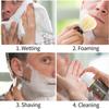 Lightweight Beard Shaving Brush Wooden Handle Shaving Brush Beard Shave Cleaning Brush