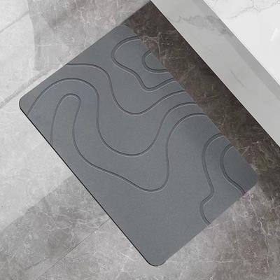 Bathroom Floor Mat Quick Absorbent Quick-Drying Diatom Mud Anti-Slip Bottom Entry Rug No Washing Needed Multipurpose Bath Shower Sink Kitchen Carpet