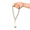 Islamisches Gebetsperlenarmband mit 33 quadratischen Perlen