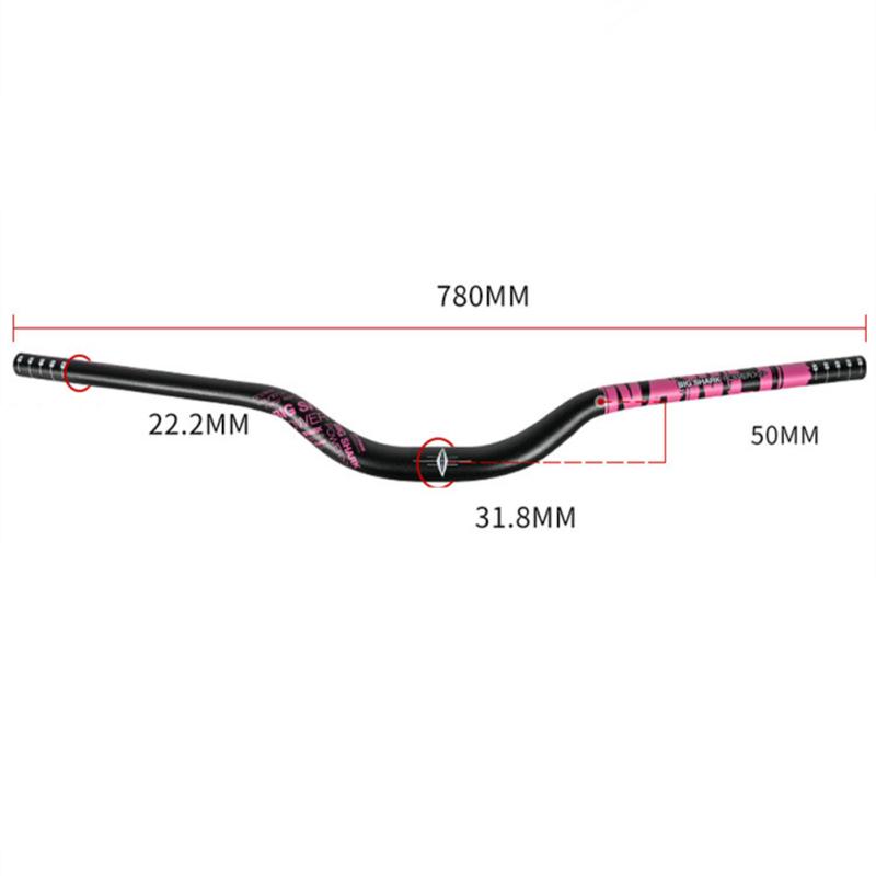 31,8 x 780 mm Schwalbenfrmiger Fahrradlenker 50 mm anhebbarer  Hochwinkel-Mountainbike-Horizontalgriff  zu niedrigen Preisen im  Onlineshop Joom kaufen