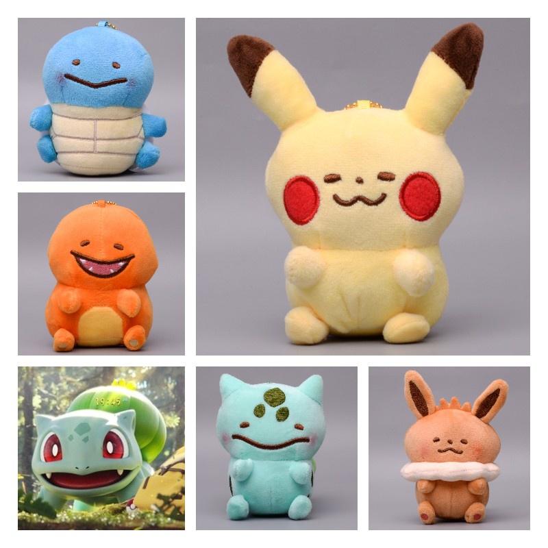 Bulbasaur Squirtle Pikachu Charmander Eevee Pluszowa Zawieszka Brelok