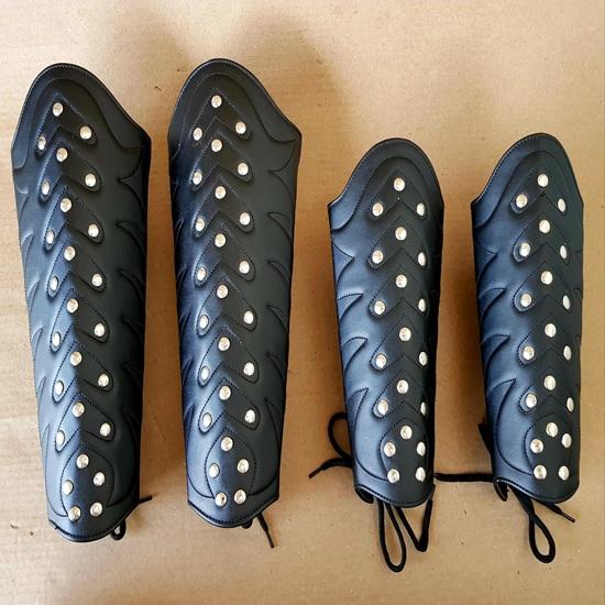 

Коллекционный кожаный наруч, защита для руки и ноги, ролевой предмет на Хэллоуин, подарок