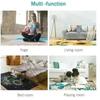 Moonlight Garden Rug with Celestial Motifs Featuring A Crescent Moon Dragonflies Nature-inspired Rug for Living Room and Bedroom