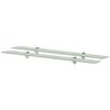 Wall Shelves - EXCLUSIVE HOUSE - 2 Pcs - 8 Mm Tempered Glass - 90 X 20 Cm - Capacity 15 Kg
