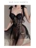 Gorgeous Slimming Mesh See-Through Padded Underwire Camisole Nightgown Set for Women