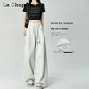 La Chapelle Women's Casual Wide-Leg Trousers