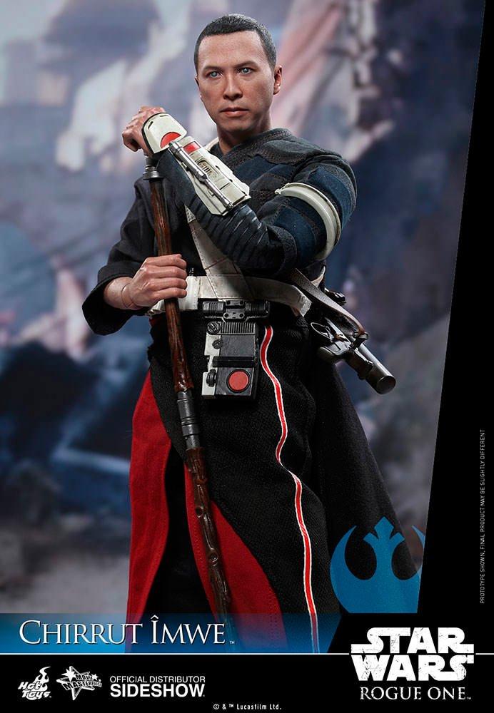 Hot Toys Movie Masterpiece Rogue One A Star Wars Story Chirrut Imwe Scale Figure 1/6