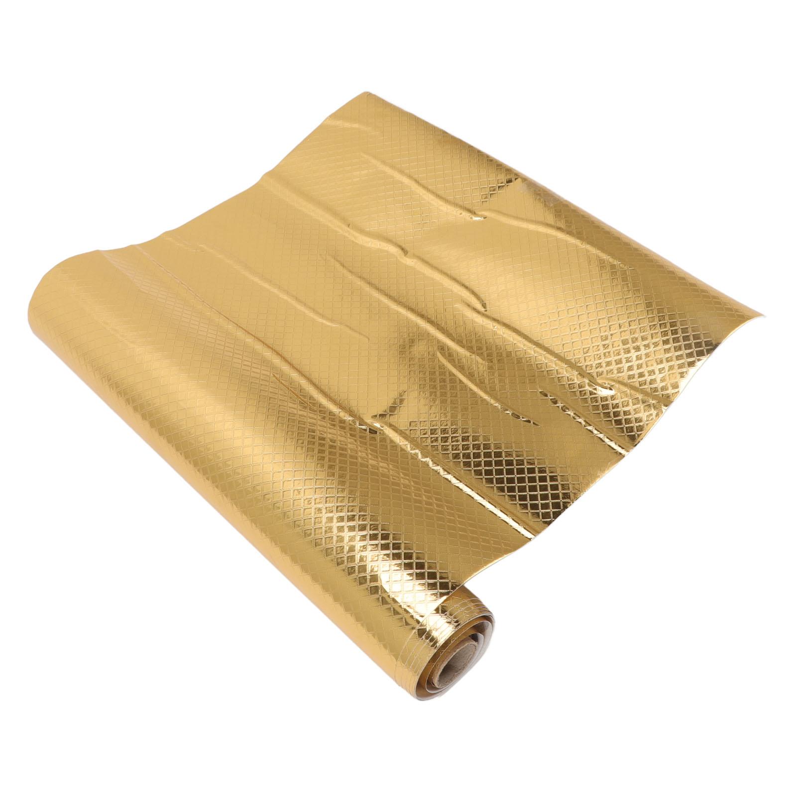 Кухонные наклейки из алюминиевой фольги Маслостойкие Водонепроницаемые Самоклеящиеся Обои для Кухонного Фартука для Кухонного Шкафа 60cmx2m / 23.6x78.7in