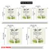 2pcs 2D Flat Printing Drapes Fear Not Lamb God Strength Fabric Without Electricity 0 for Wall Art Party Decoration