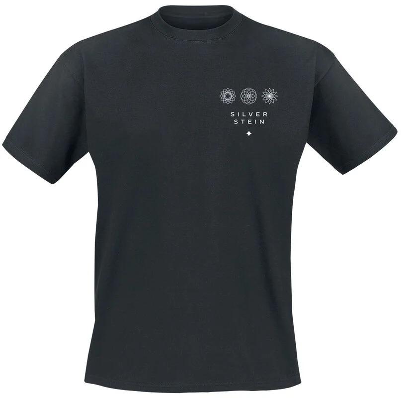 Silverstein Antibloom Heilige Geometrie Druck Baumwoll T-Shirt Emo Rock Streetwear Unisex Rundhals Kurzarm Tee