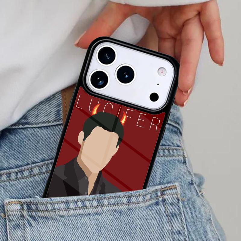 Lucifer Serie TV Phone Case for iPhone 17ProMax 12 13 14 15 16e 17 Pro Max Plus Air Cover