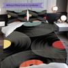 1PC Music, guitar Theme Bedding Quilt Set Quilt Cover Pillowcase Home Decoration Birthday Gift (1 * duvet cover + 2 * pillowcase, without core)