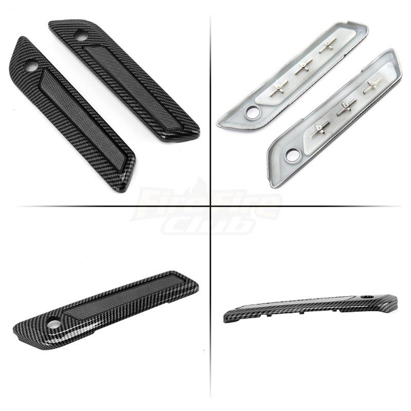 Motorrad Zubehör Hartschalenkoffer Verriegelungsabdeckung Reflektoren ABS Für Harley Touring Road King Road Glide Street Glide 2014-up