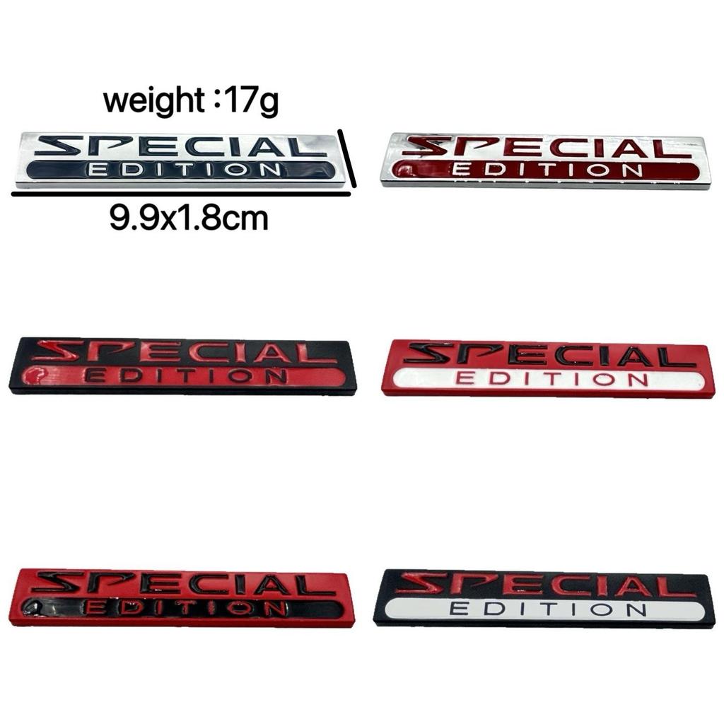 In Stock Limited Edition 3D Metal Car Emblem English Body Sticker