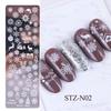 Vintage Floral & Butterfly Nail Art Stamping Plate - Snowflake, Ripple & Cartoon Styles