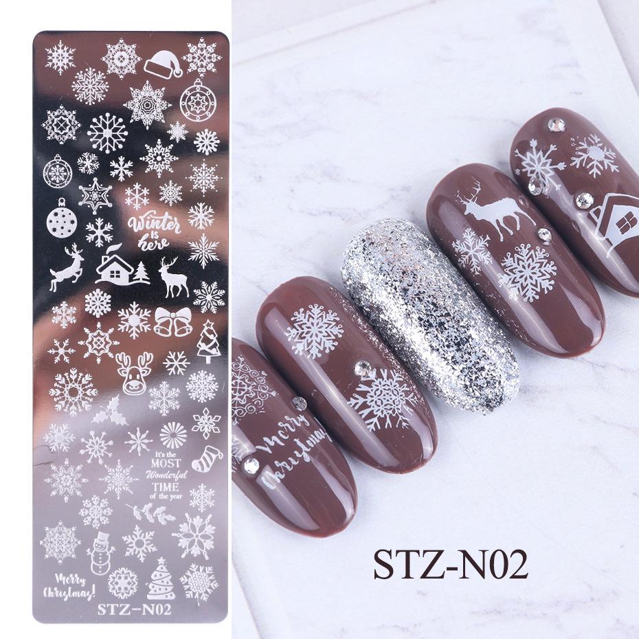 Vintage Floral & Butterfly Nail Art Stamping Plate - Snowflake, Ripple & Cartoon Styles