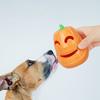 Halloween Pumpkin Chew Treat Dispenser Dog Toy - Interactive Fetch Toy for Dogs, Boredom Buster Pet Supplies,