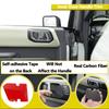 Inner Door Grab Handle Trim Armrest Grab Tray Storage Organizer for Ford Bronco 2025-2026 Storage Accessories Interior Mouldings
