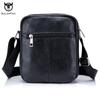 BULLCAPTAIN Brand Design Men Bag Genuine Leather Fashion Men Small Flap Shoulder Crossbody Bags Casual Man Messenger Bag