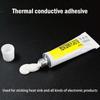 Heat conductive adhesive 5 g. Heat conductive silicone composite adhesive for LEDs, chip radiators.