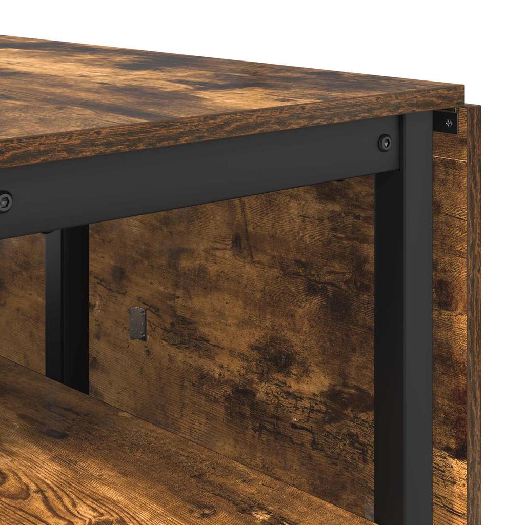Dining Table 122 x 80 x 76.5 cm Particleboard Smoked Oak