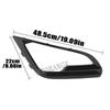 For Ford Ecosport 2018 - Car Front Foglight Cover Fog Lamp Head Light Decoration Frame Sticker Trim Styling Accessories