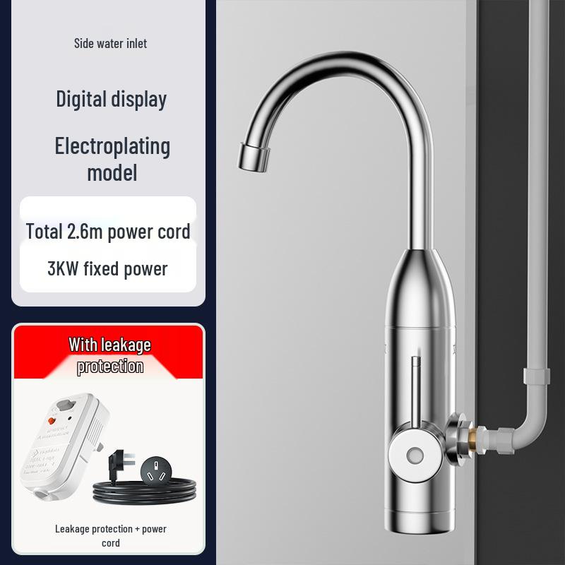 Instant Heat Electric Water Faucet - Quick Heating, Temperature Controlled for Kitchen Use
