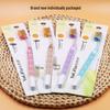 YALINNA Soft-Bristle Curved Neck Toothbrush