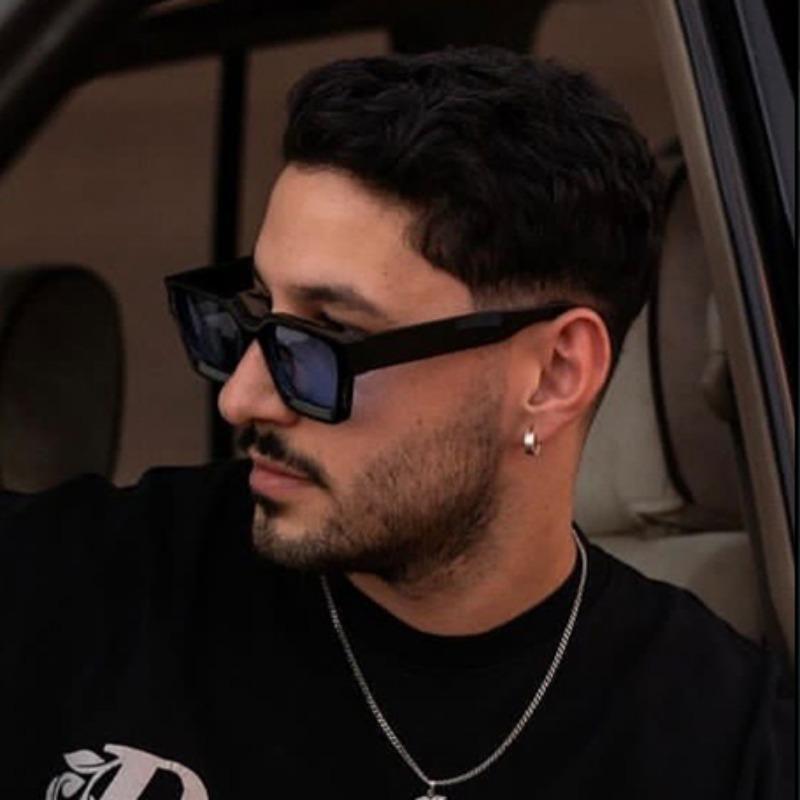 Square Vintage Fashion Sunglasses Men Women Fashion Punk Anti Glare Glasses Driving Glasses Male Shades