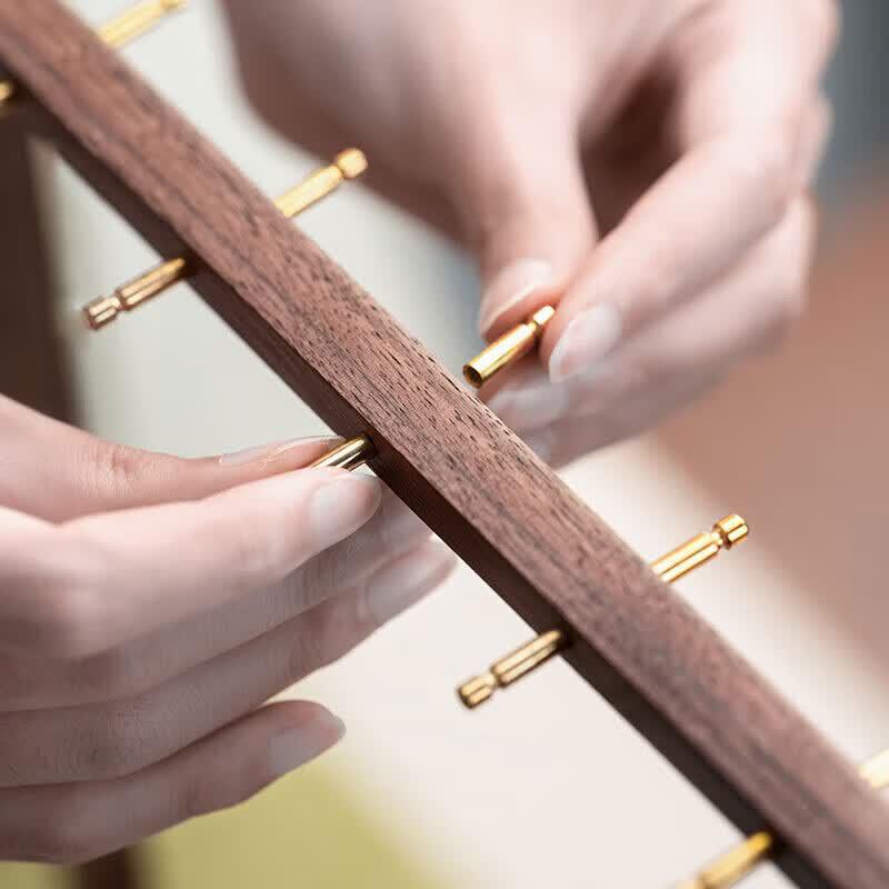 Fuyao Walnut Wood Calligraphy Brush Holder