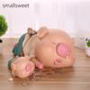 Piggy Pig Lying Posture Home Resin Craft Ornaments Money Box Piggy Bank Cash Box Coin Bank Moneybox Coin Box Large Piggy Bank