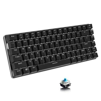 Ajazz AK33 Gamingtastatur 82 Taster Vanntett Mekanisk Tastatur Stasjonær Bærbar PC Tastatur Kablet 18 Typer Bakbelysning USB-kabel Avtakbar