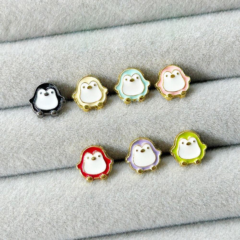 20pcs Mini Doll Penguin Buttons DIY Coat Buckles 1/6 Doll Clothes Accessories
