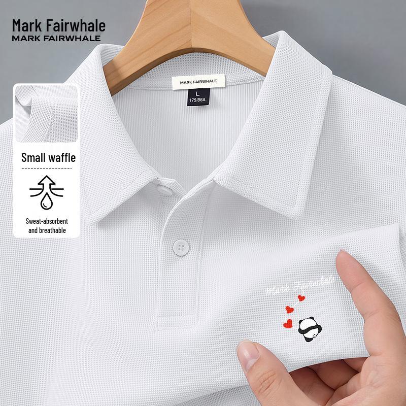 

Mark Fairwhale Men s 230G Waffle Knit Short-Sleeve Polo Shirt 2XL