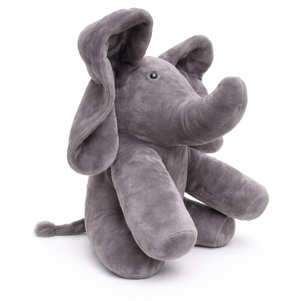 Elefant de Plus Weiches Plüschtier, Grauer Elefant Kuscheltier, 30cm Kuschelgeschenk für Babys & Kinder