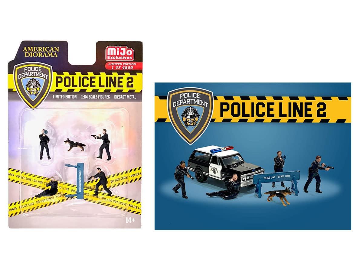 

American Diorama 164 Figure Police Line II Mijo Exclusive [Product]