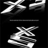 BMW X1-X7 Modified Car 3D Rear Emblem Sticker Letters